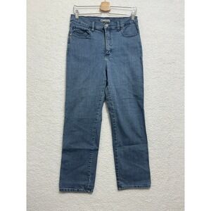 Lee Classic Fit At The Waist Womens Blue Denim Jeans Pants‎